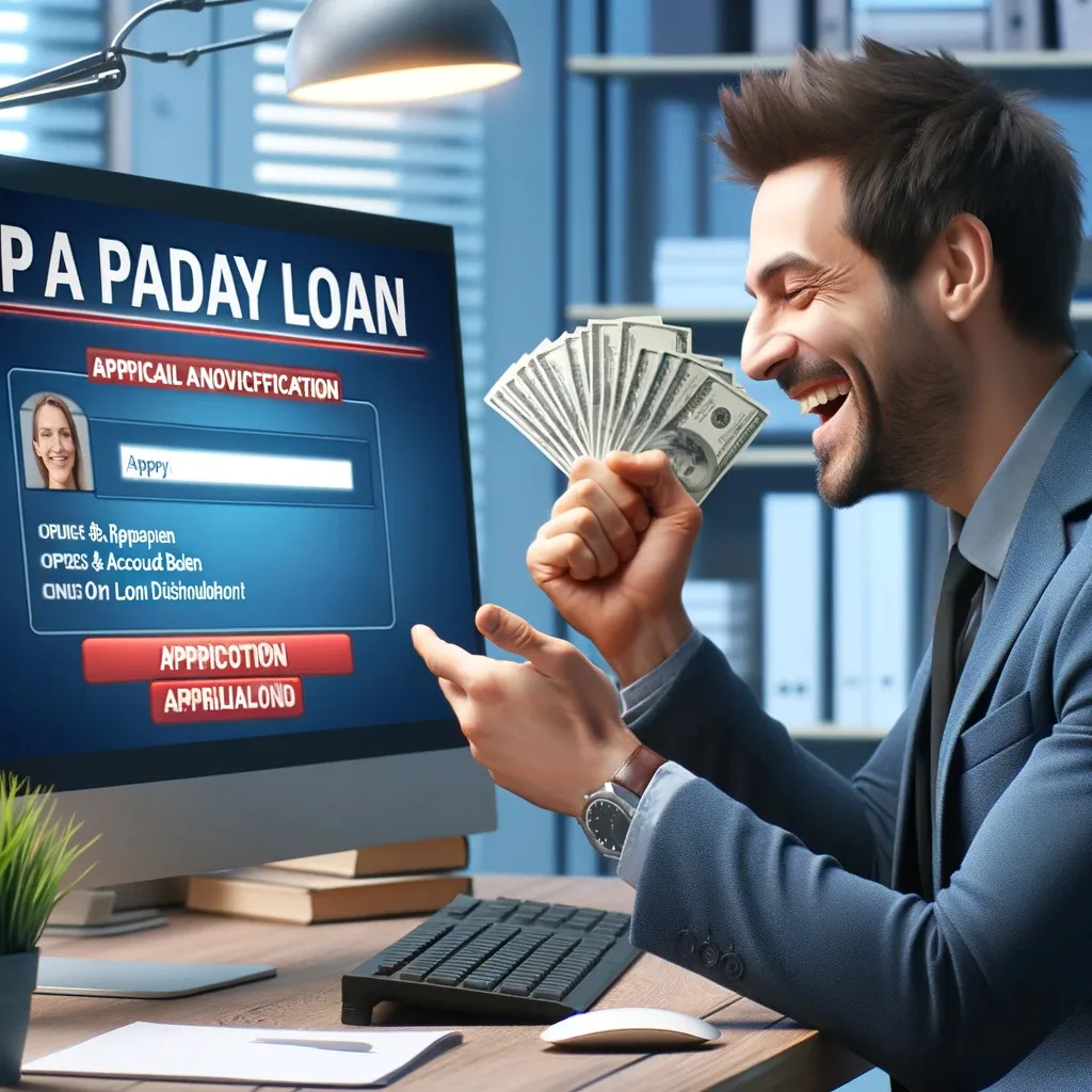 This image represents how simplified the process is of obtaining a payday loan, more than just easy quick cash.